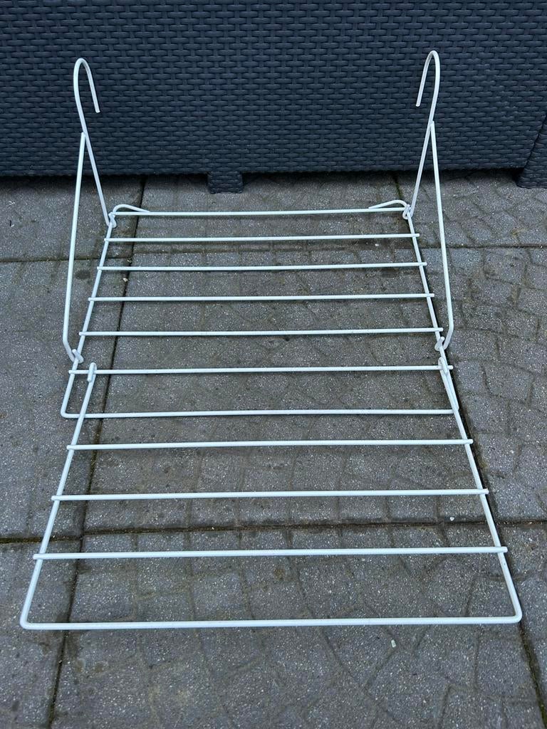 Wasrek voor balkon railing of deur, Tuin en Terras, Droogmolens en Wasrekken, Ophalen of Verzenden, Zo goed als nieuw, Wasrek