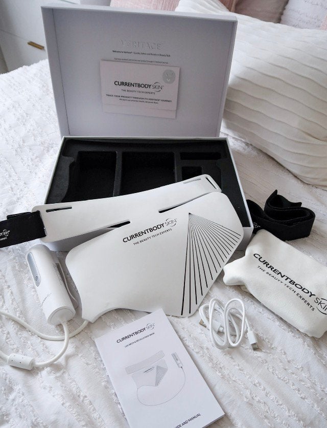 CurrentBody Neck & Décolleté LED Mask – bijna nieuw!, Ophalen of Verzenden, Zo goed als nieuw, Zwart