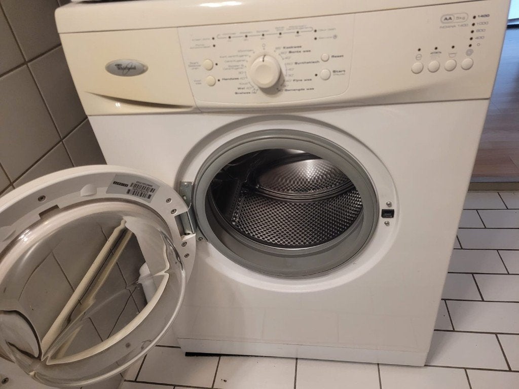 Wasmachine whirlpool, Witgoed en Apparatuur, Ophalen, 1200 tot 1600 toeren, Gebruikt, 4 tot 6 kg