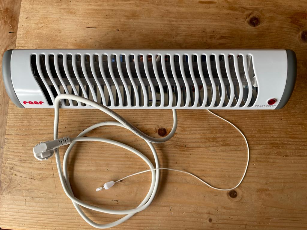 Reer EasyHeat Commode Warmtestraler, Ophalen of Verzenden, Zo goed als nieuw
