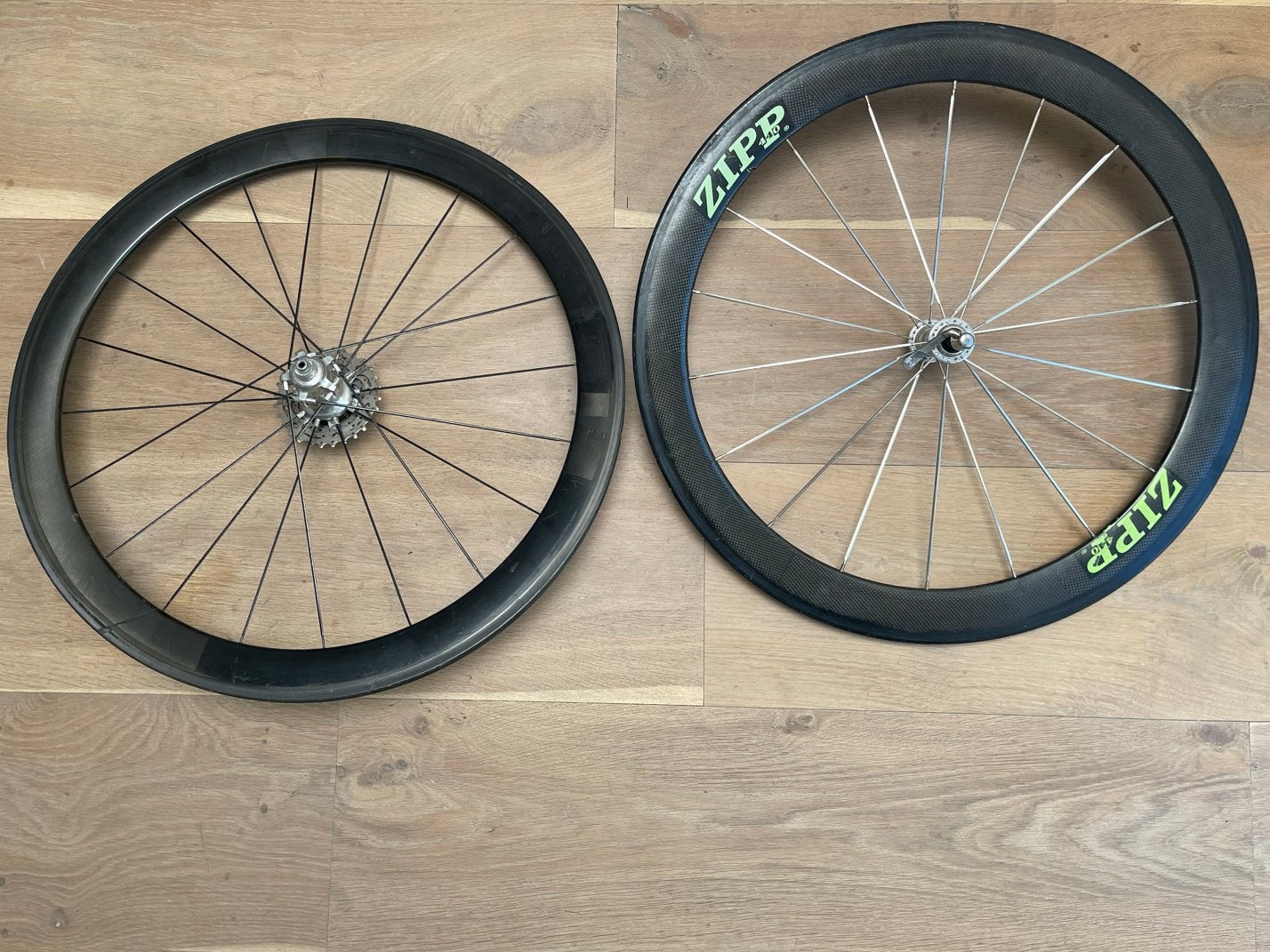 Dura Ace naven met Zipp 440 velgen - Wielset tubular, Fietsen en Brommers, Wiel, Gebruikt, Ophalen of Verzenden, Racefiets