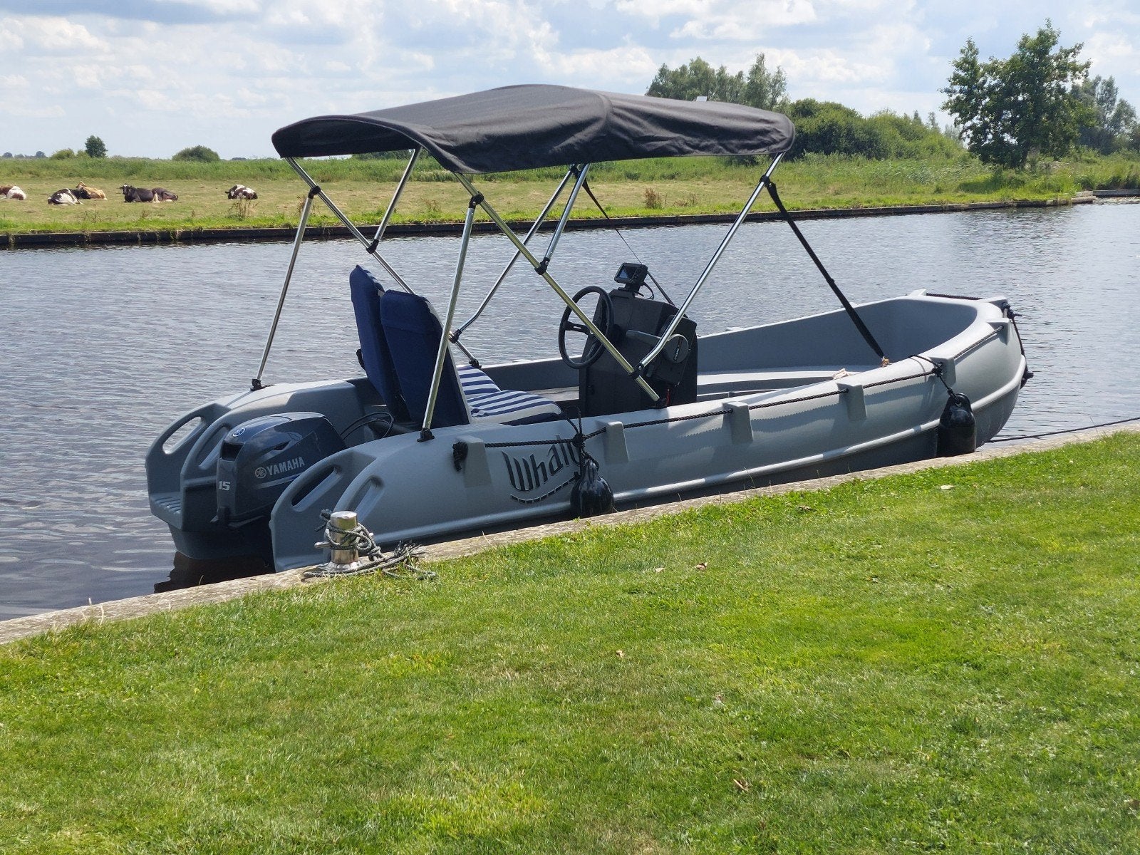 whaly 400 met 25 pk yamaha en trailer, Ophalen, 4 m, Stuurconsole, Yamaha