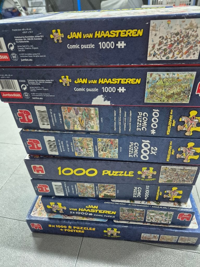 Puzzel, Ophalen, 500 t/m 1500 stukjes