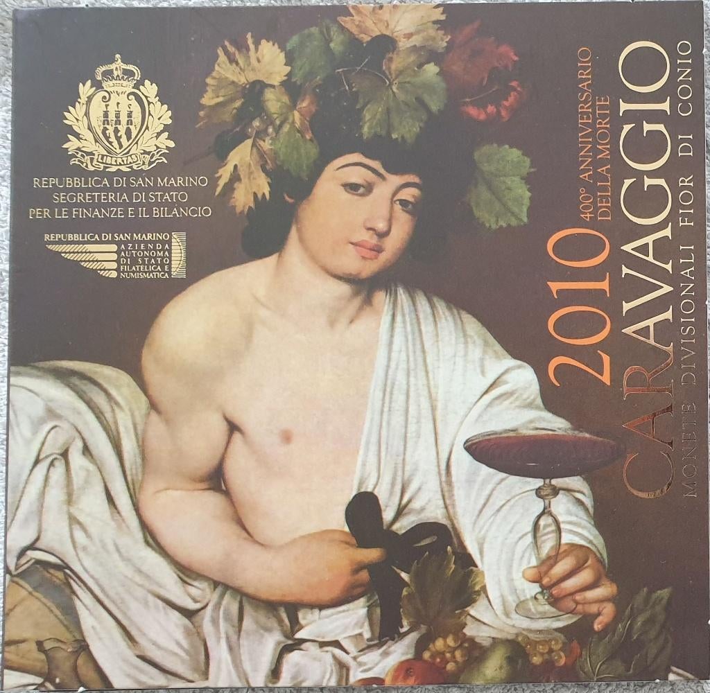 San Marino BU set 2010 - Caravaggio, Postzegels en Munten, Munten | Europa | Euromunten, Verzenden, San Marino, Overige waardes
