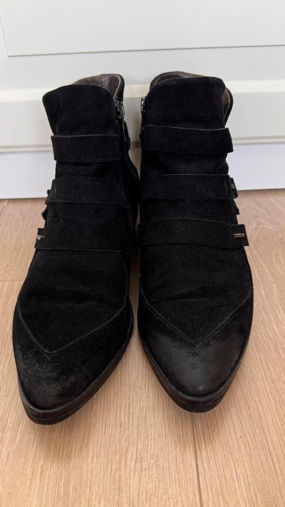 Zwarte Suede enkel  laars MJUS maat 39, Kleding | Dames, Schoenen, Ophalen, Gedragen, Zwart, Lage of Enkellaarzen