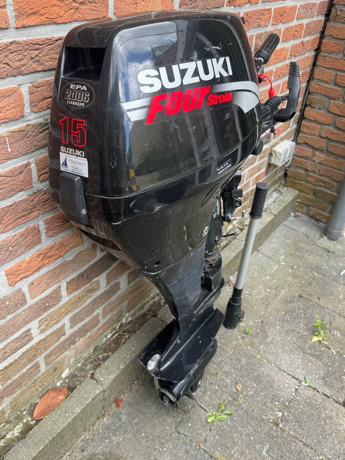 Suzuki 15 PK Four Stroke Buitenboordmotor, Ophalen, 10 tot 30 pk, Gebruikt, Viertaktmotor