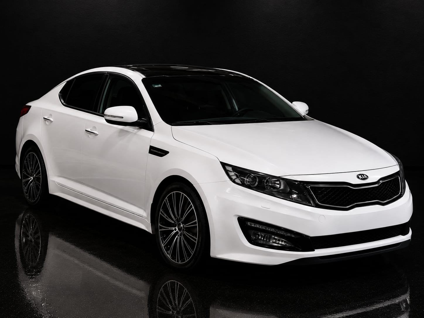Kia Optima 2.0 CWT Hybrid 110KW 2013 Wit, Auto's, Kia, Zwart, 4 cilinders, Wit, 149 pk