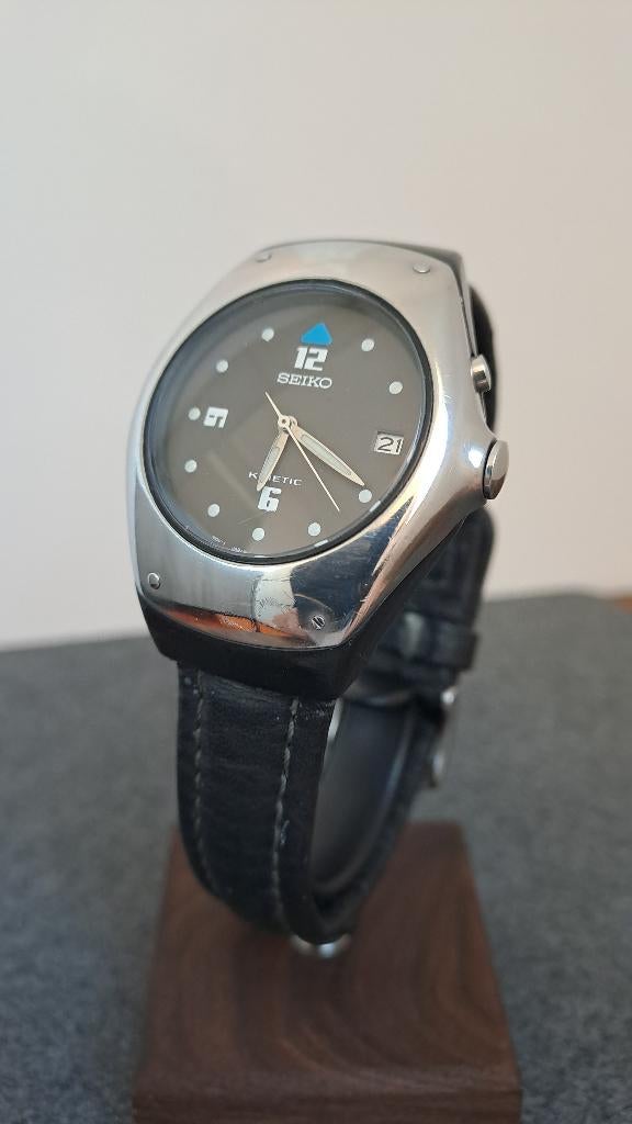 Vintage Seiko Arctura Kinetic horloge, Seiko, Kunststof, Polshorloge, Ophalen of Verzenden