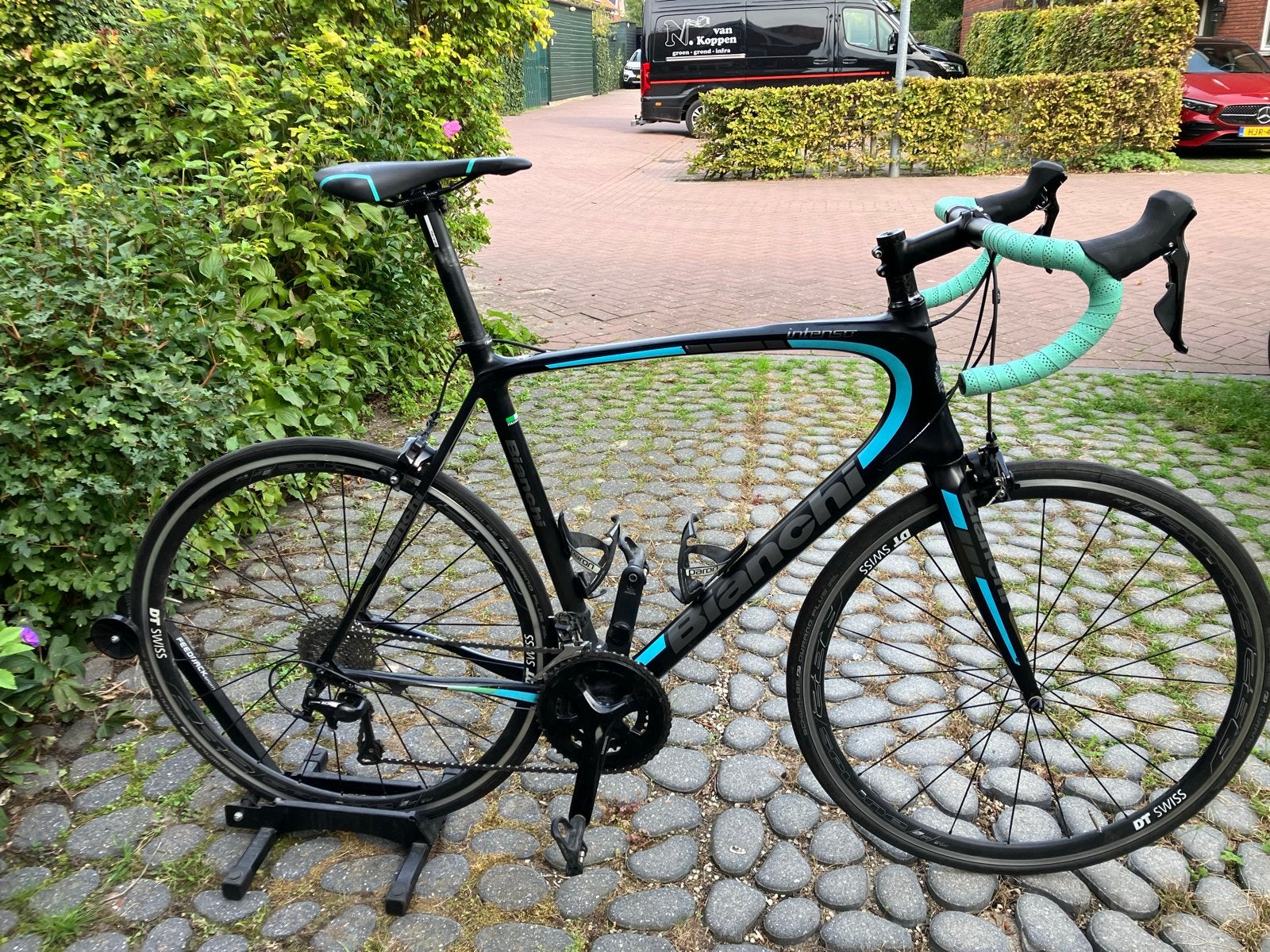 Bianchi Intenso 59cm, Carbon, Zo goed als nieuw, 57 tot 61 cm, Meer dan 20 versnellingen