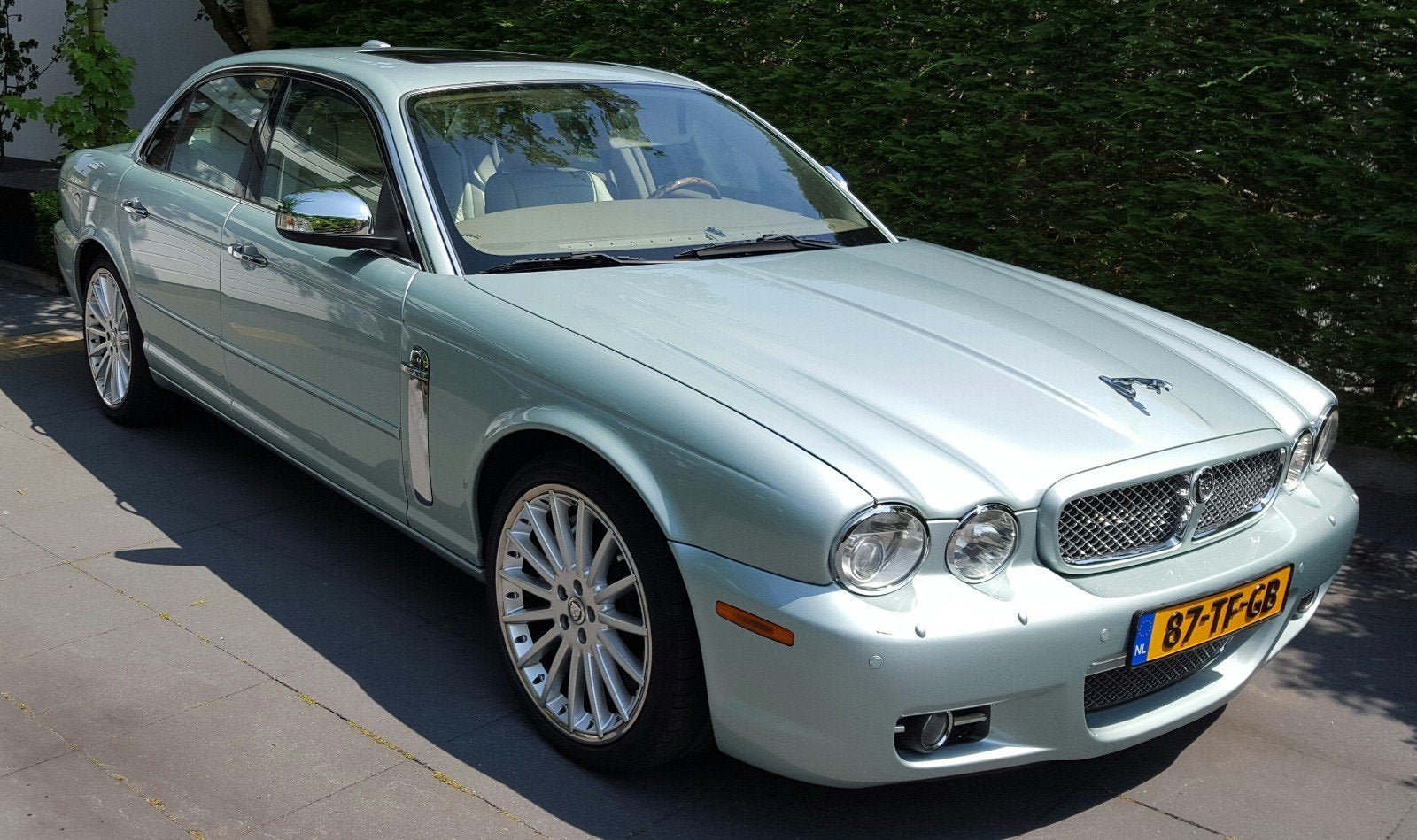 Jaguar 2003 Blauw, Automaat, 1780 kg, Blauw, Leder