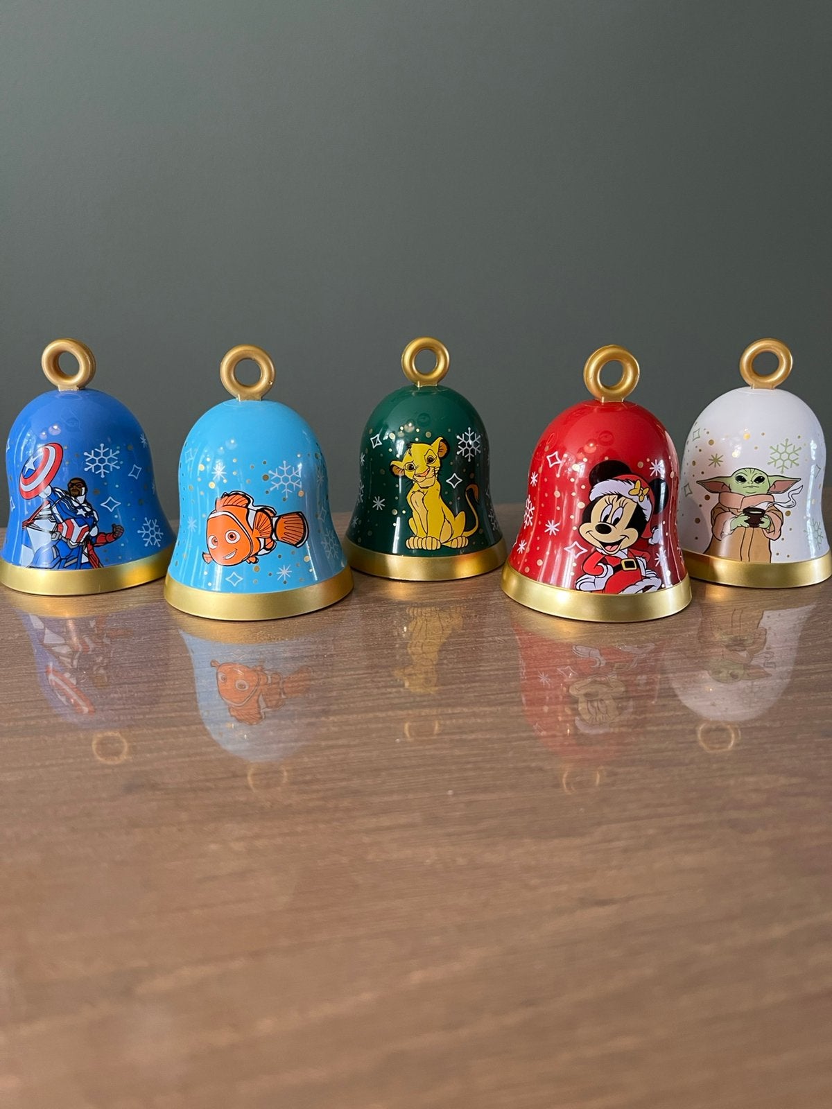 Gave set Disney kerstklokjes belletjes, Ophalen of Verzenden, Zo goed als nieuw