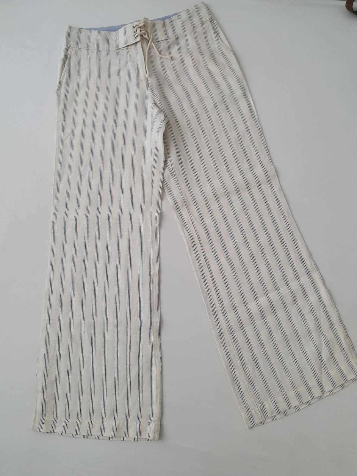 Tommy Hilfiger linnen broek 8/38, Maat 38/40 (M), Ophalen of Verzenden, Zo goed als nieuw, Lang