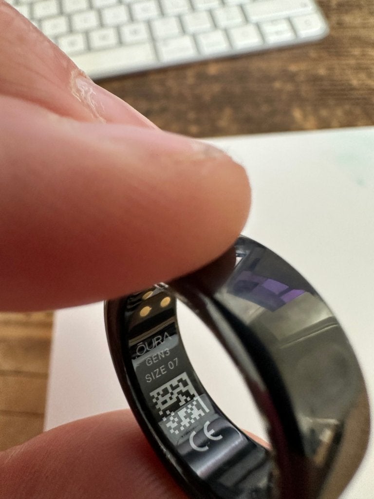 Oura ring zwart maat 7 - NIEUW in originele doos (gen 3), Oura, Zwart, IOS, Nieuw