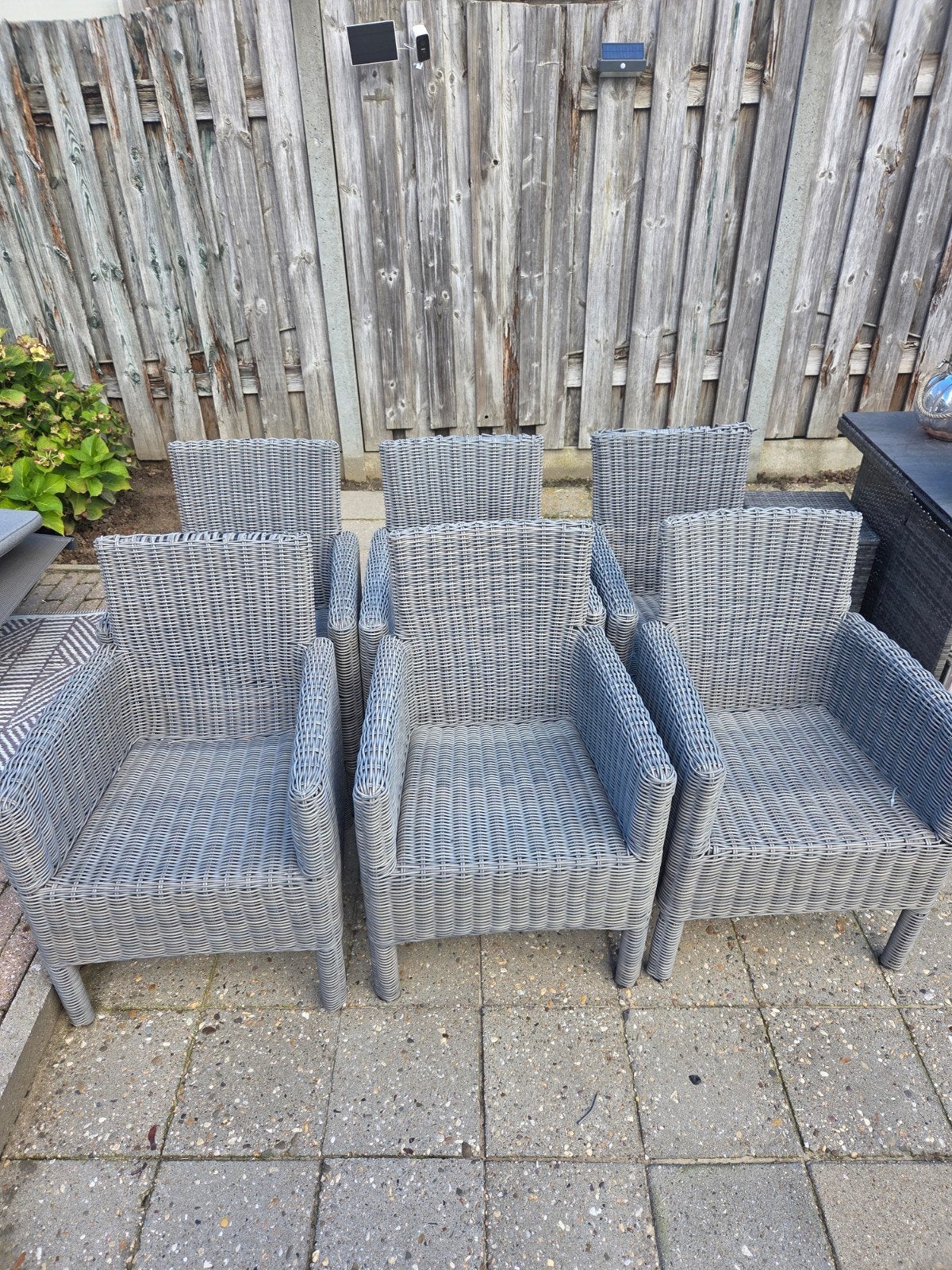 6 Bois le Duc tuinstoelen gratis af te halen, Ophalen of Verzenden, Gebruikt, Wicker