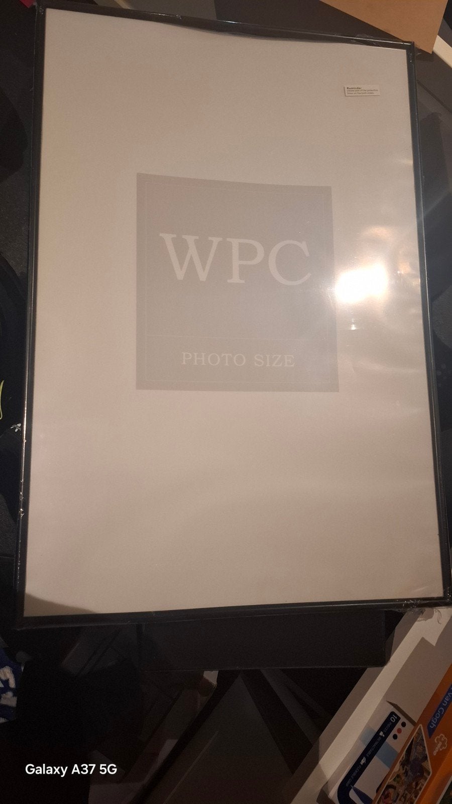 Nieuwe fotolijst 50x75 cm, Ophalen, Nieuw, Met ophangsysteem, Fotolijst