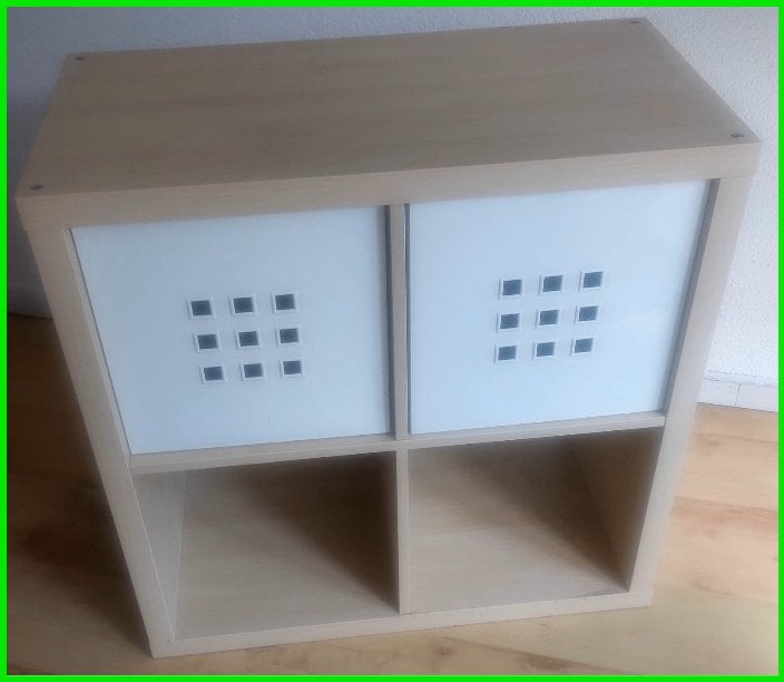 Ikea Kallax kastje met 2 bakken, Ophalen, Gebruikt