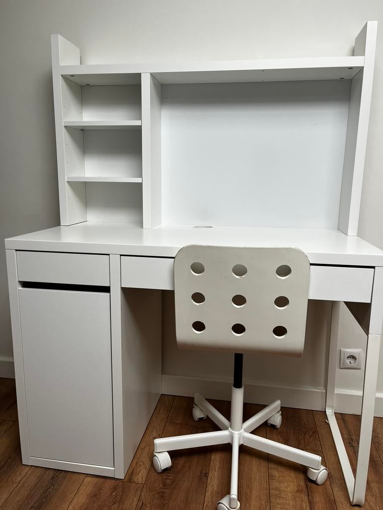 Kinderbureau ikea Micke met opzetstuk, Huis en Inrichting, Ophalen, Zo goed als nieuw