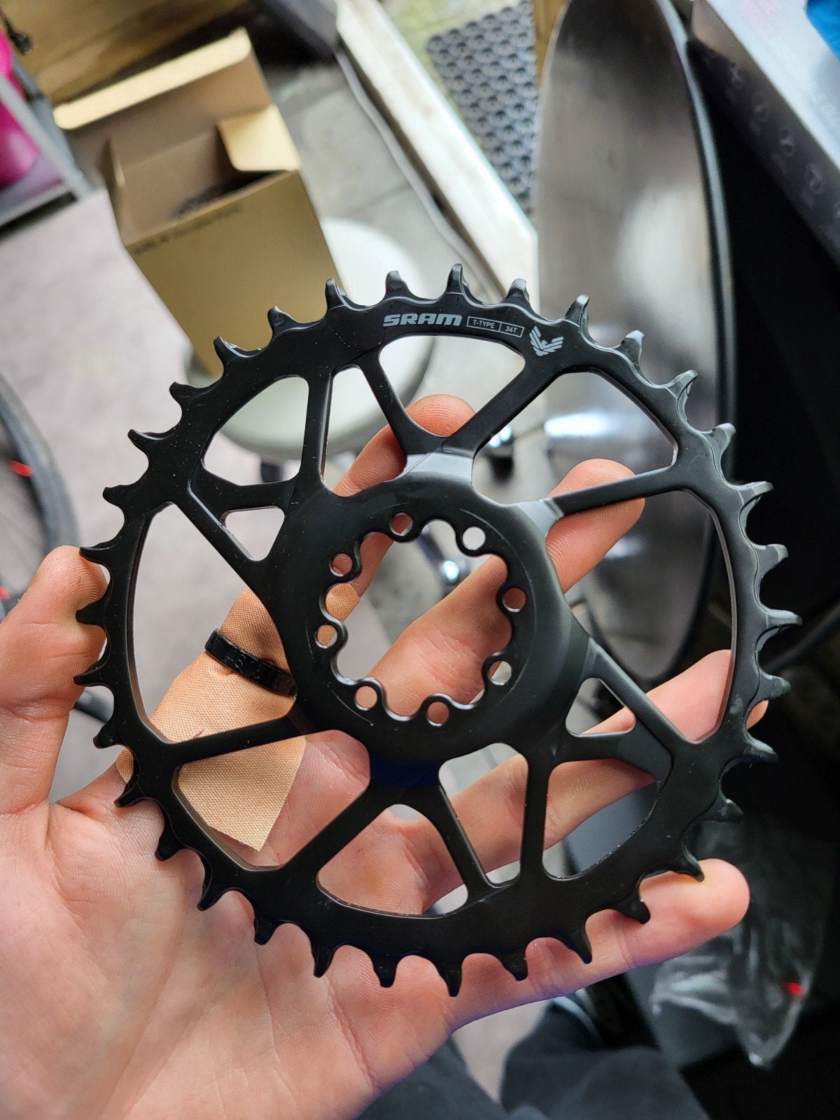 Diverse MTB Onderdelen (Nieuw of ZGAN), Fietsen en Brommers, Crankstel of Pedalen, Ophalen of Verzenden, Zo goed als nieuw, Aluminium