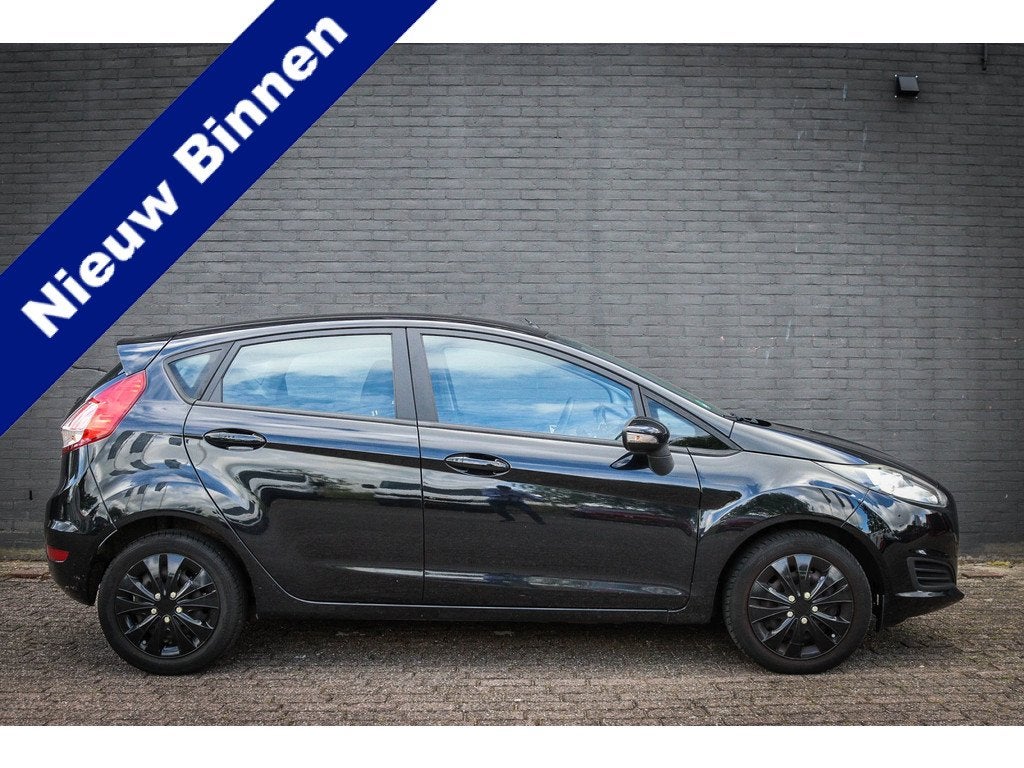 Ford Fiesta 1.0 EcoBoost Style Net binnen-Nu al te bezichtig, Auto's, Ford, Euro 5, Zwart, Zwart, Origineel Nederlands