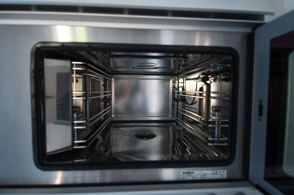 Gaggenau ED220 combi-stoomoven – RVS inbouw, Ophalen, 50 tot 100 cm, Zo goed als nieuw, Minder dan 100 cm