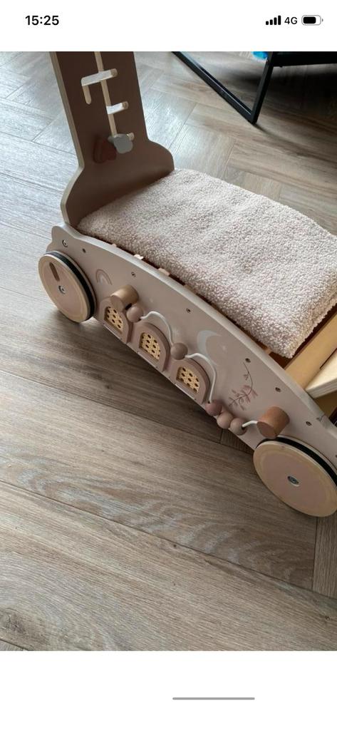 Label Label Nougat Houten 3-in-1 Looptrainer / Loopauto, Ophalen, Zo goed als nieuw
