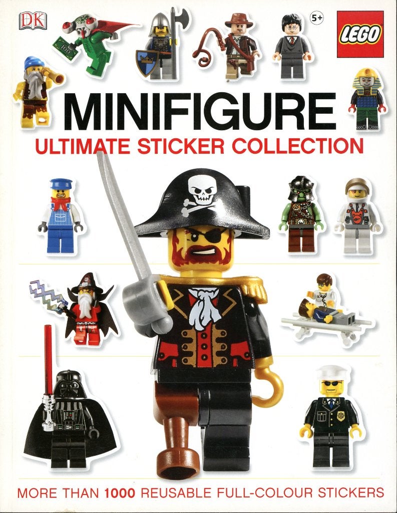 LEGO Minifigure Stickerboek (DK, 2010), Ophalen of Verzenden, Gebruikt, Lego
