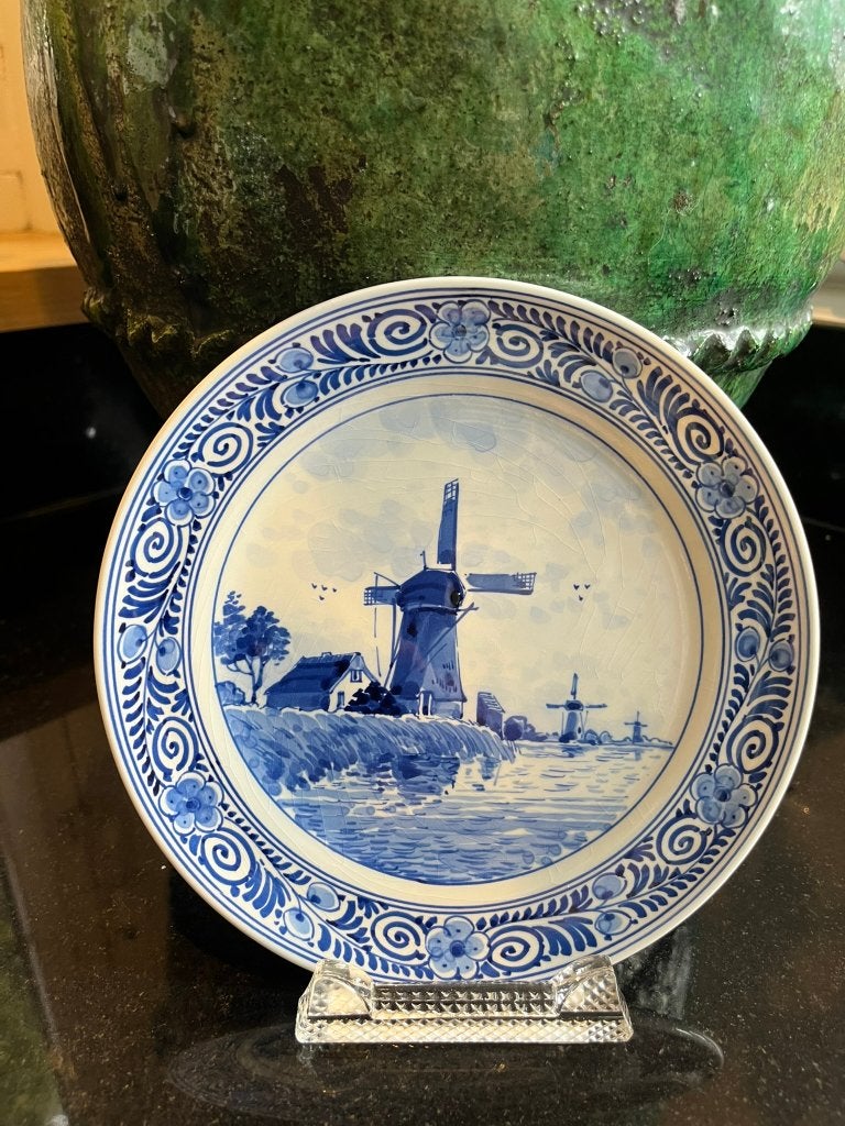 De Porceleyne Fles wandbordje molens 🌬️, Ophalen of Verzenden