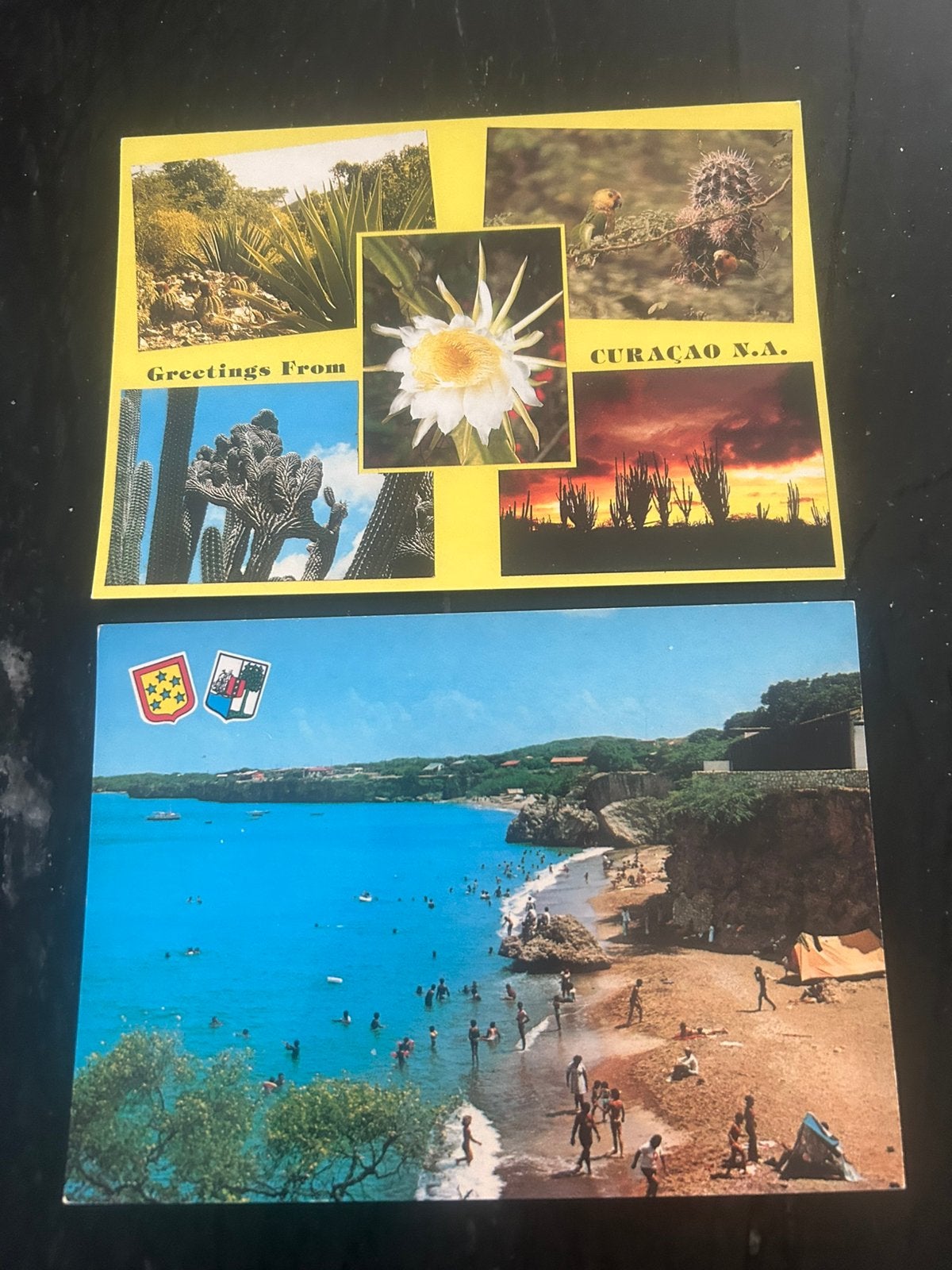 CURAÇAO 2 ansichtkaarten €0,25, Ophalen of Verzenden, Ongelopen, Buiten Europa
