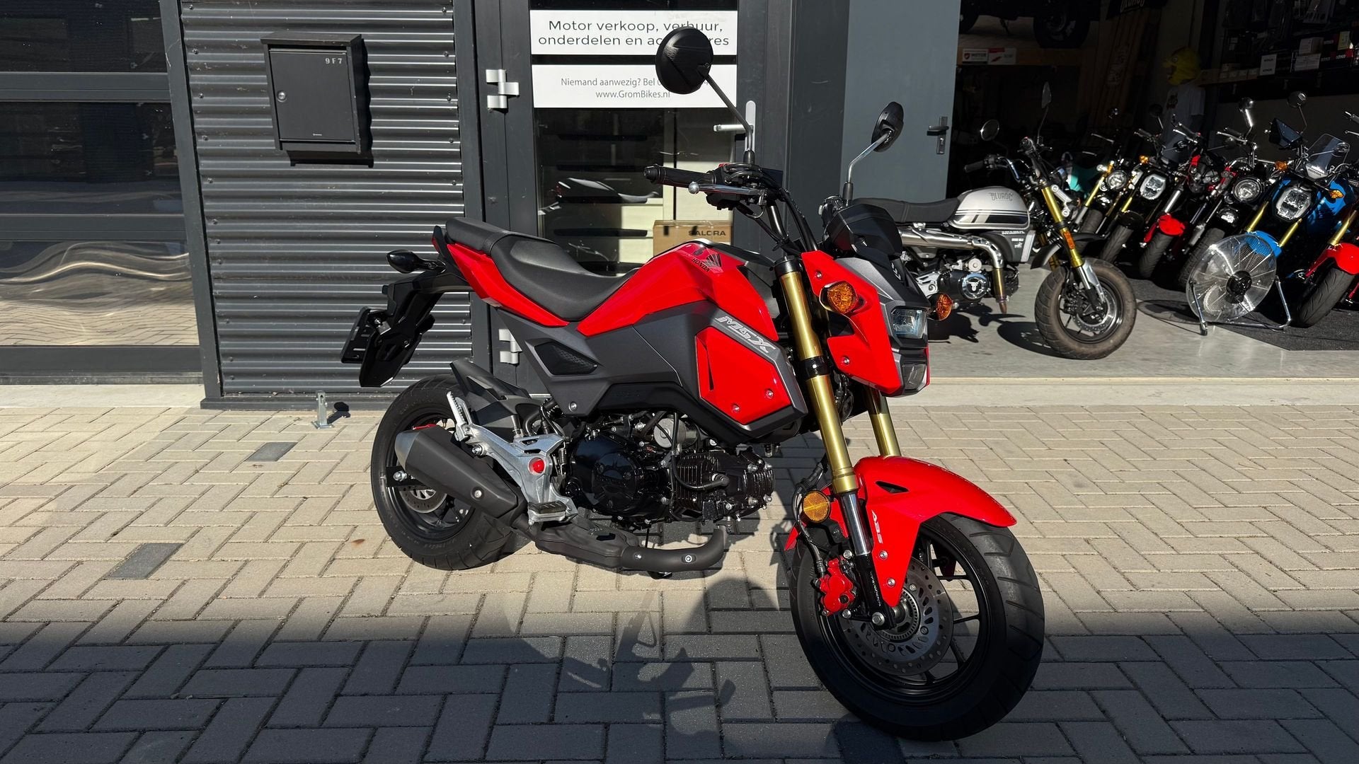 HONDA MSX 125 GROM (bj 2017) 3,400KM NIEUWSTAAT, HONDA, Bedrijf, Onbekend, 124 cc
