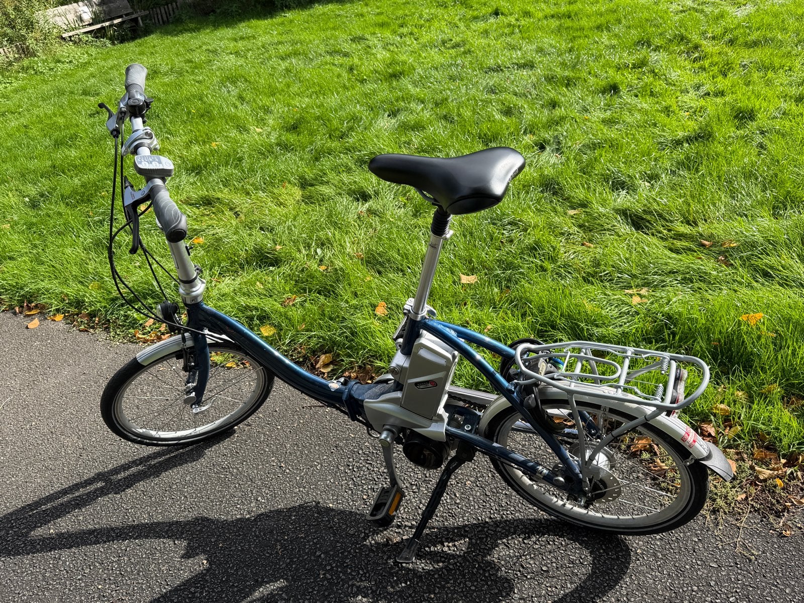 Flyer e-bike vouwfiets, 8 versnellingen, weinig gebruikt, 20 inch of meer, Gebruikt, Versnellingen, Deels opvouwbaar