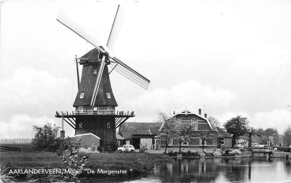 304-013-035 Aarlanderveen Molen De Morgenster, Verzamelen, Verzenden, Voor 1920, Zuid-Holland