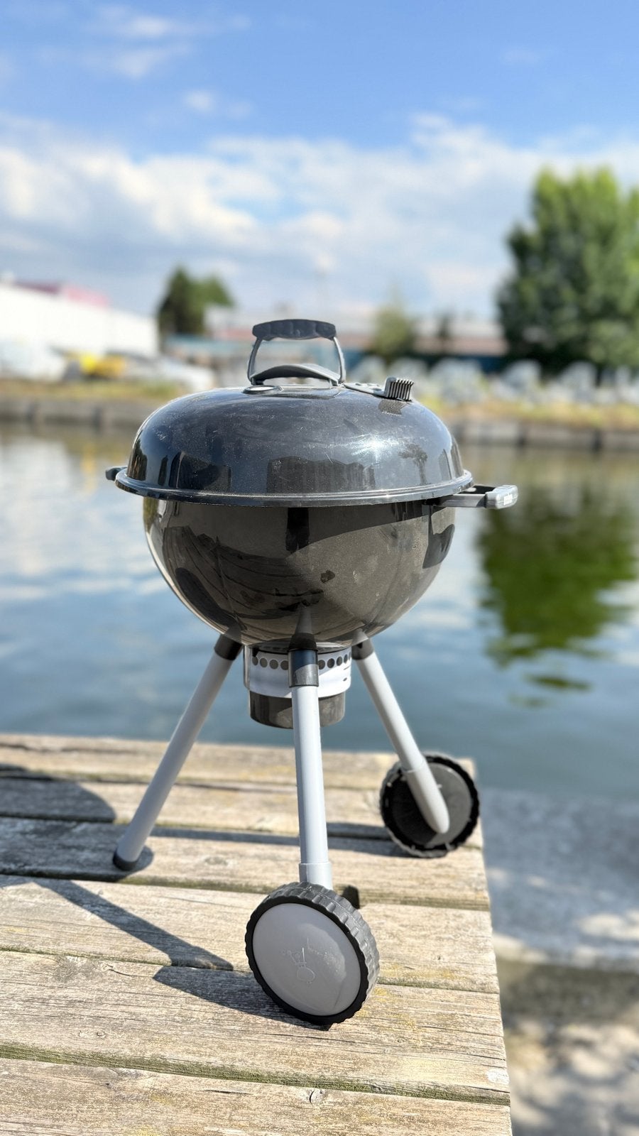 Speelgoed BBQ met accessoires, Kinderen en Baby's, Ophalen, Gebruikt, Kunststof