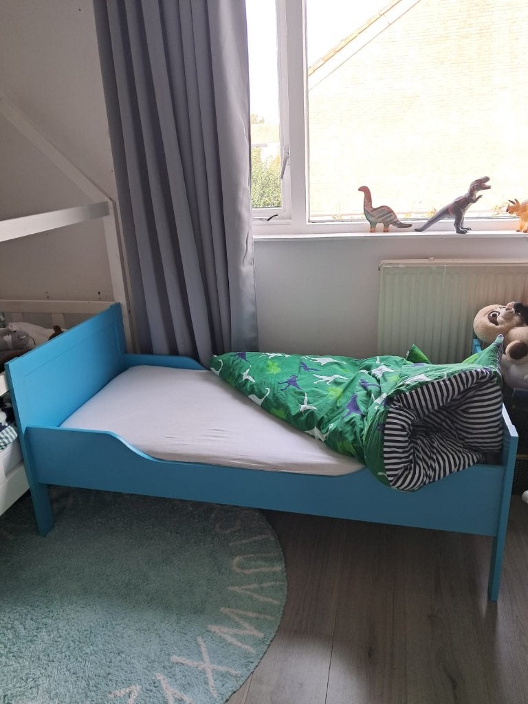 Peuterbed, Kinderen en Baby's, Kinderkamer | Bedden, Gebruikt, 70 tot 85 cm, 140 tot 160 cm, Ophalen