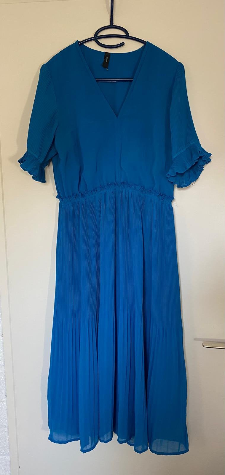 Midi jurk Y.A.S, Maat 38/40 (M), Overige typen, Blauw, Ophalen of Verzenden