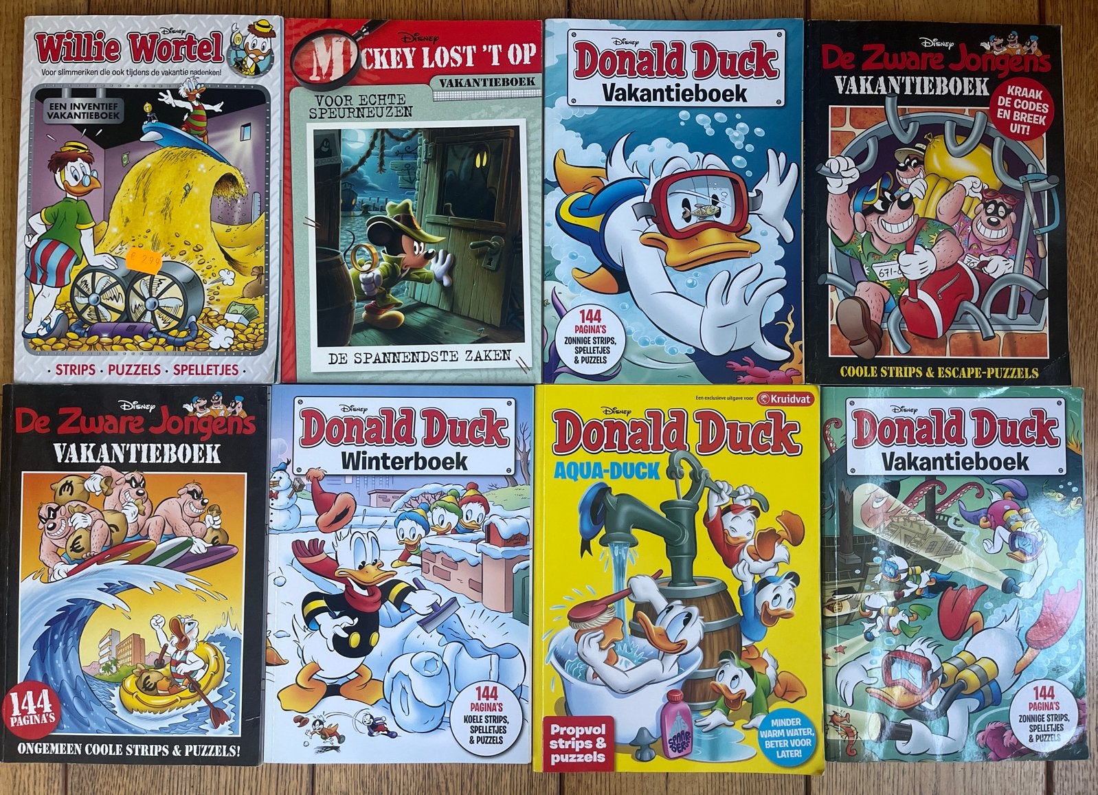 Donald Duck vakantieboeken, Meerdere stripboeken, Ophalen, Gelezen