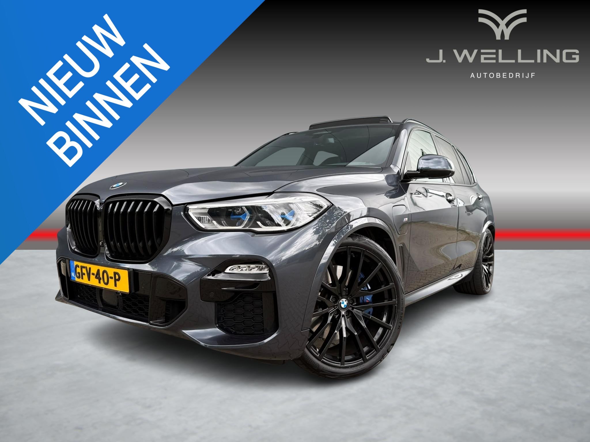 BMW X5 xDrive45e M-sport / pano / tr.hk / massage / H&K, Auto's, BMW, Lichtsensor, Gebruikt, 394 pk, Vierwielaandrijving