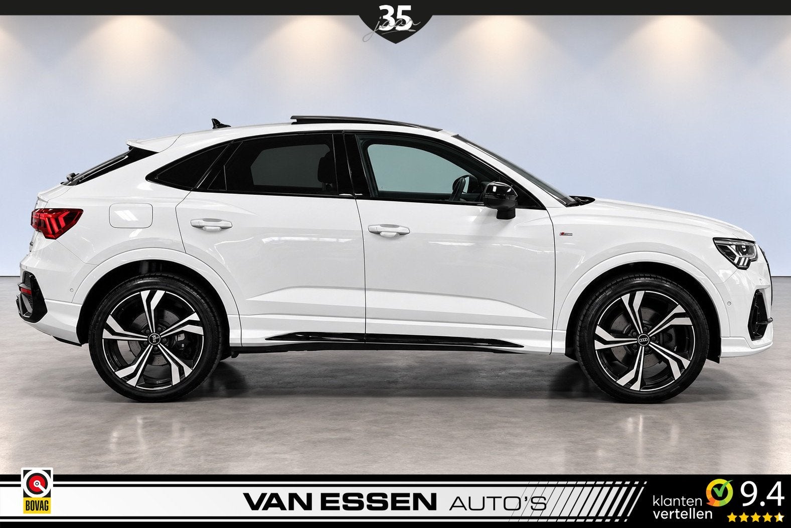 Audi Q3 Sportback 45 TFSI e S-Line Edition | PANO | CAMERA |, Auto's, Gebruikt, Euro 6, Wit, 245 pk