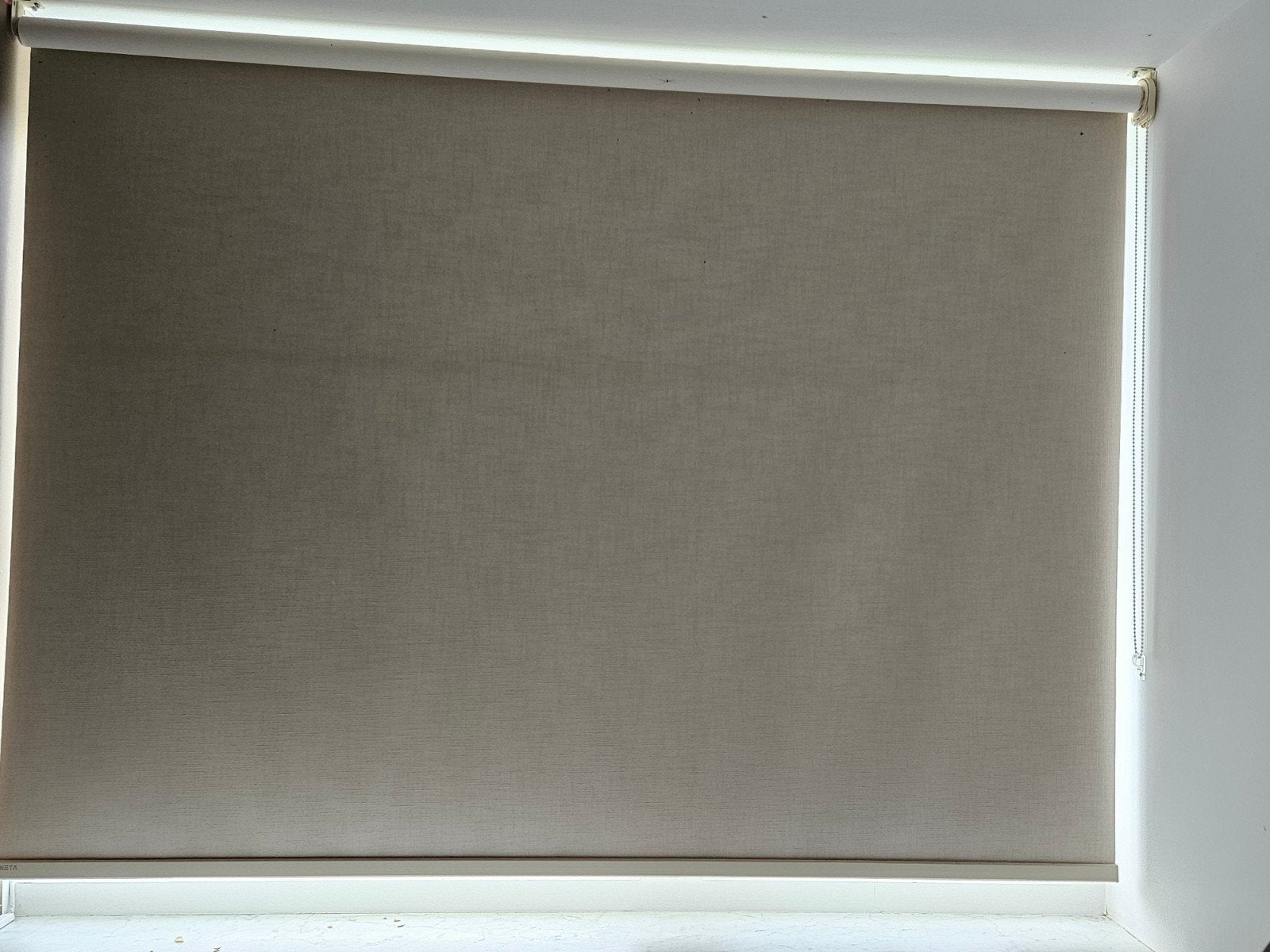 verduisterd rolgordijn, beige, 265 cm x 150, Ophalen, Overige merken, Inclusief montageonderdelen, Beige