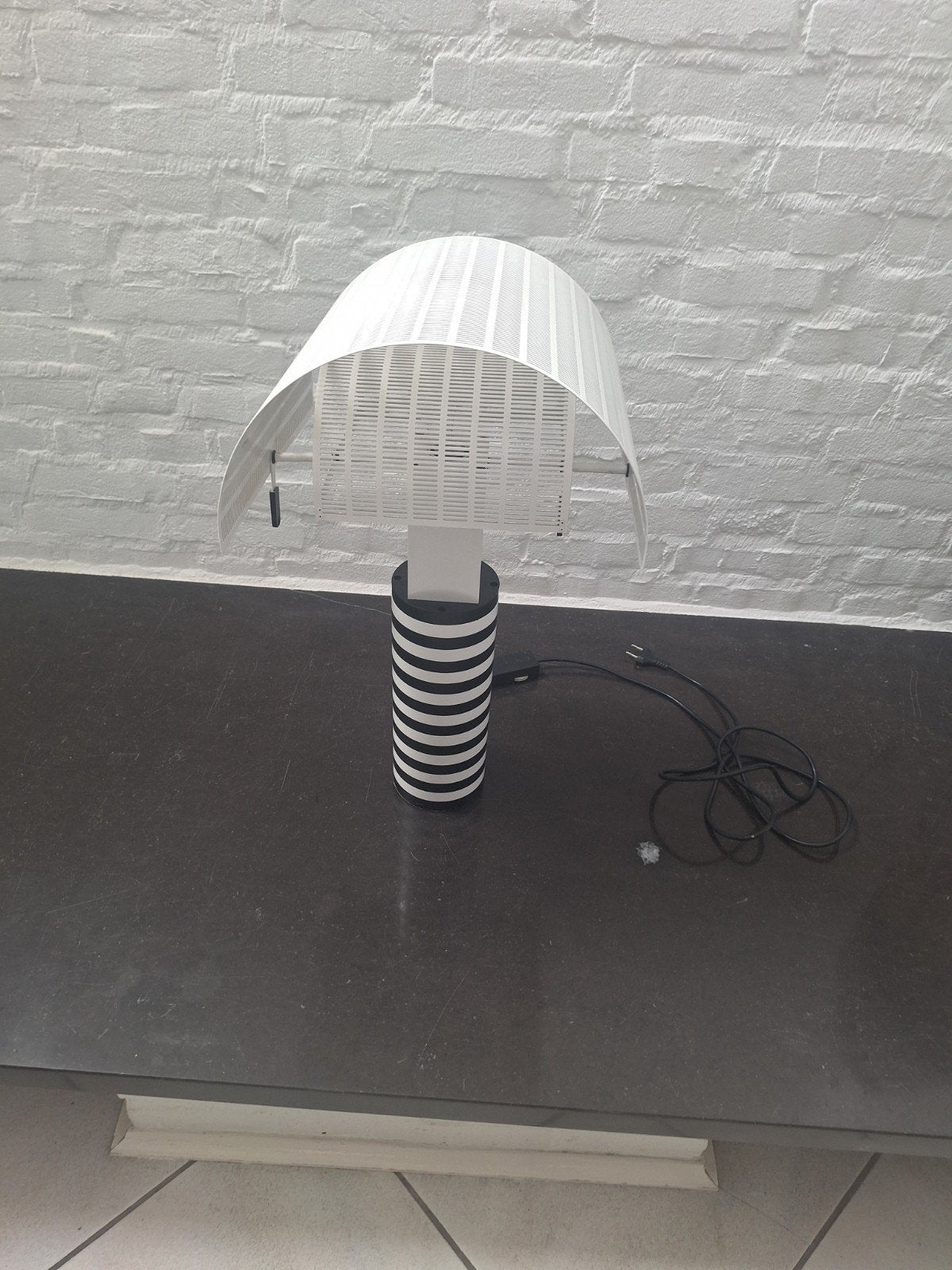 Artemide Shogun Tafellamp - Mario Botta - Origineel 1986, Ophalen, Vintage, Metaal, Gebruikt