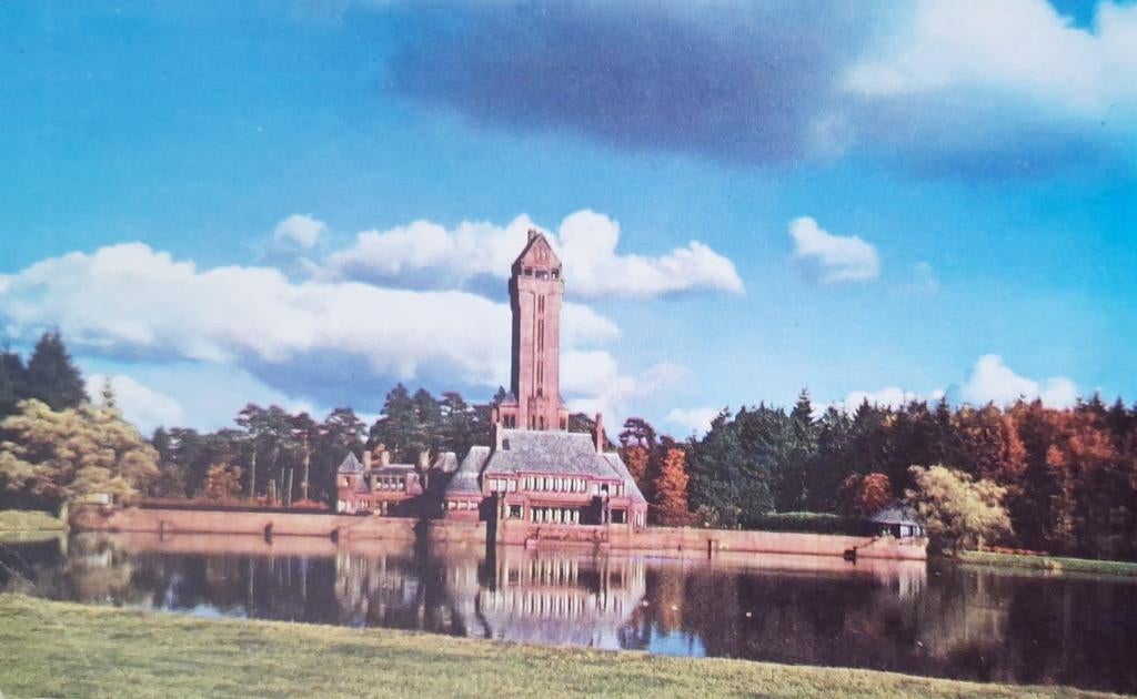 Fotokaart Otterlo - Jachtslot St. Hubertus, Ophalen of Verzenden, Ongelopen, Gelderland