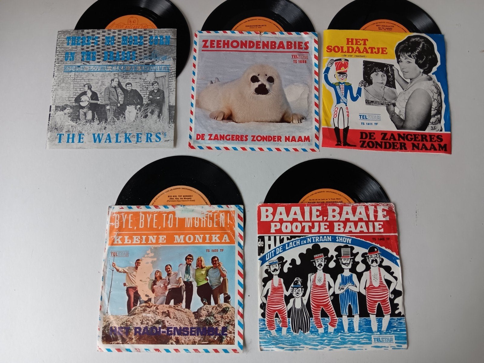 telstar singles, Ophalen of Verzenden, Gebruikt, Nederlandstalig