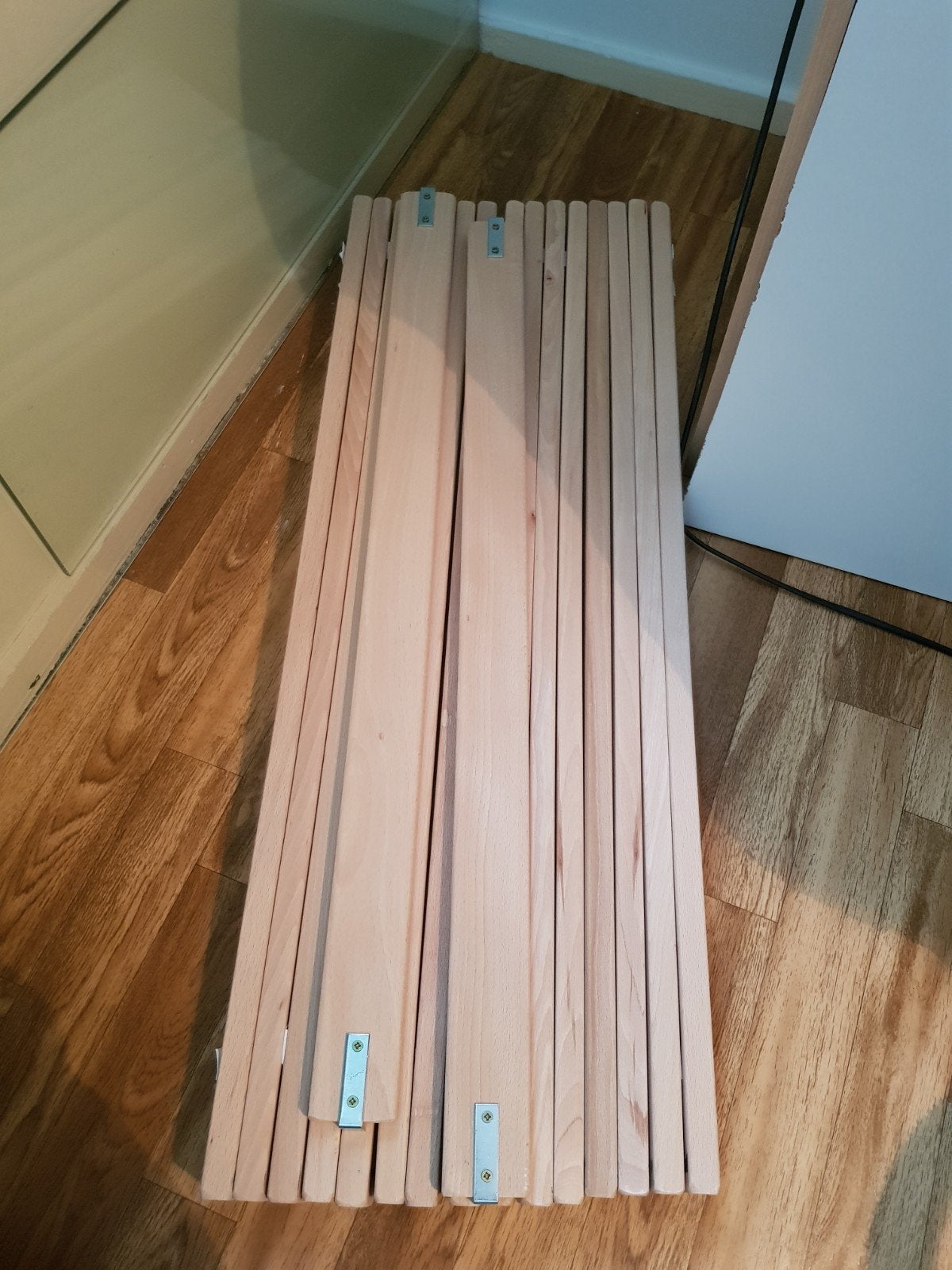 houten rolbodem bopita 90x200cm, Ophalen, 90 cm, Eenpersoons, Nieuw