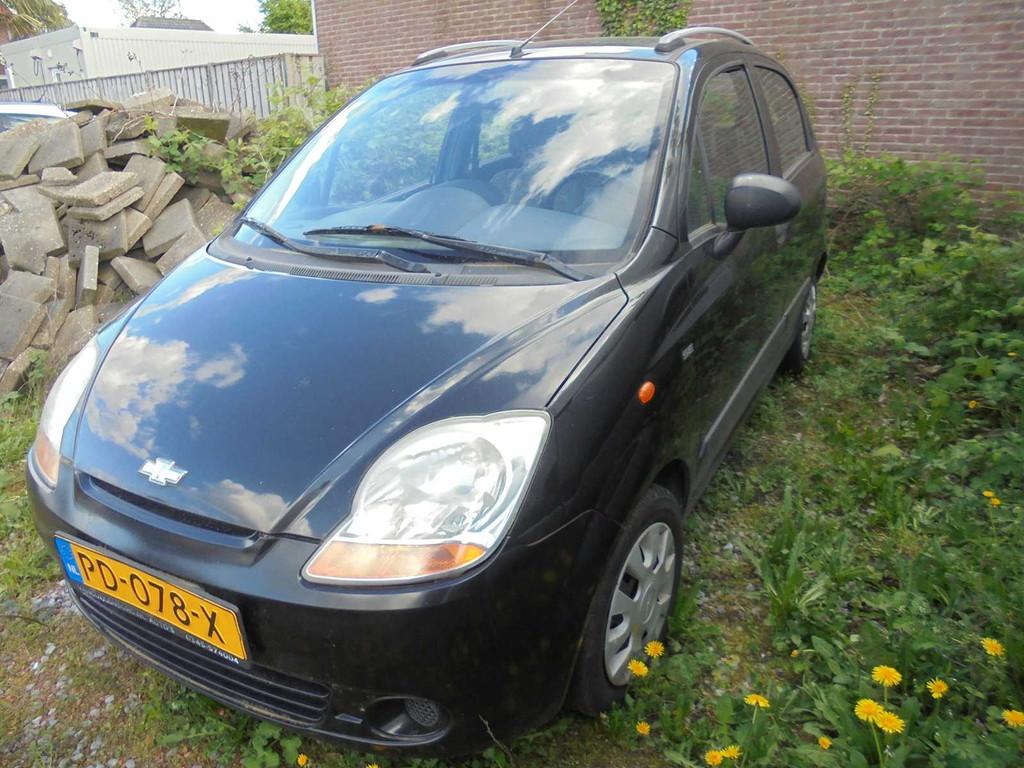 Chevrolet - 2007 - Matiz - 1.0 Style - PD-078-X, Auto's, Chevrolet, Voorwielaandrijving, 400 kg, Zwart, Bedrijf