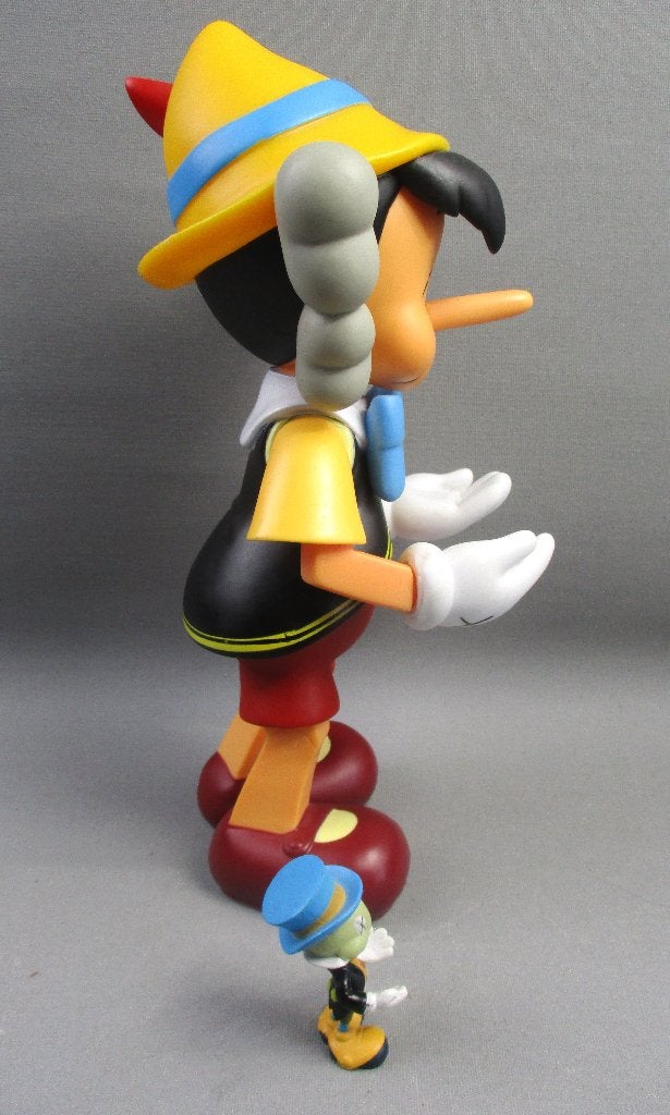Disney Pinokkio Japie krekel gemerkt Kaws -2010 Medicom, Ophalen of Verzenden, Zo goed als nieuw
