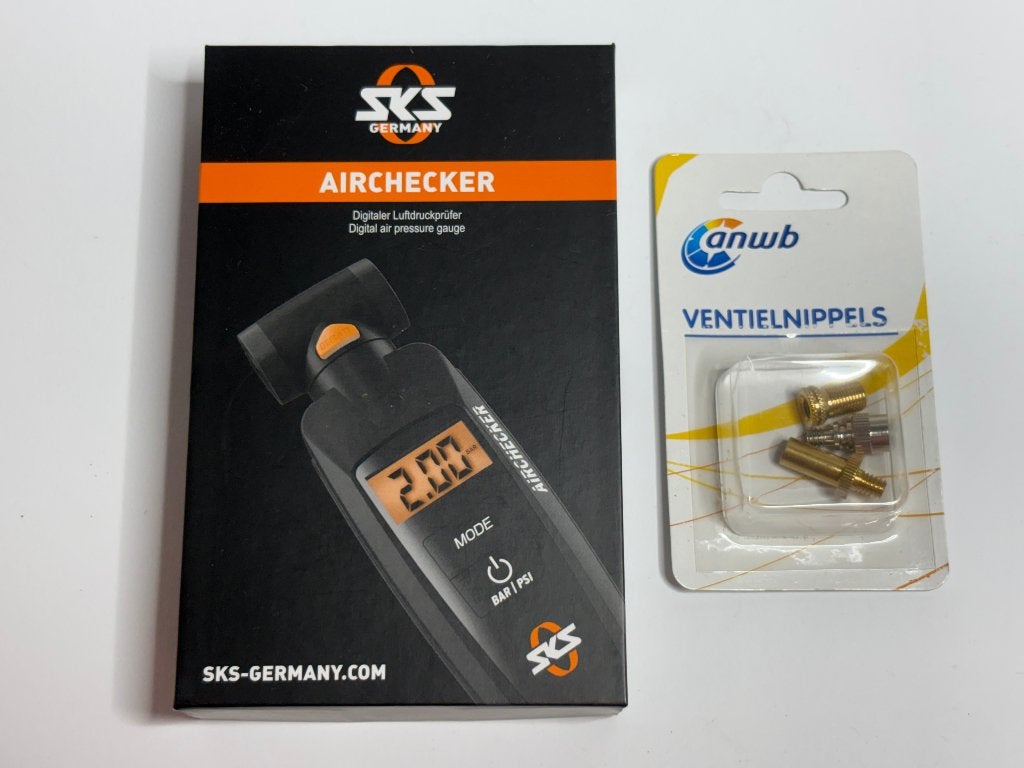 SKS AirChecker & ANWB Ventielnippels set, Ophalen of Verzenden, Nieuw, Kinderfiets