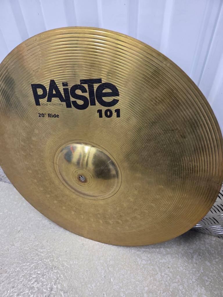 Paiste 101 Ride bekken 20 inch, Ophalen of Verzenden, Gebruikt, Overige merken