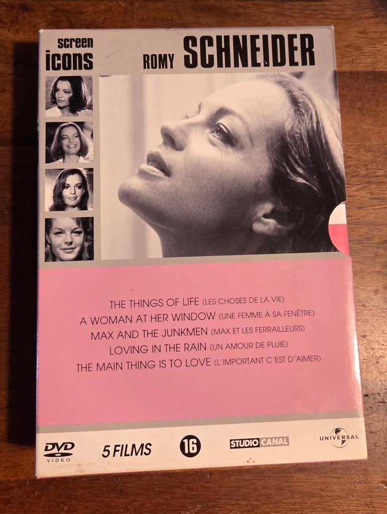 Romy Schneider DVD Boxset - 5 Films Collectie, Cd's en Dvd's, Vanaf 16 jaar, Boxset, Drama, Ophalen of Verzenden