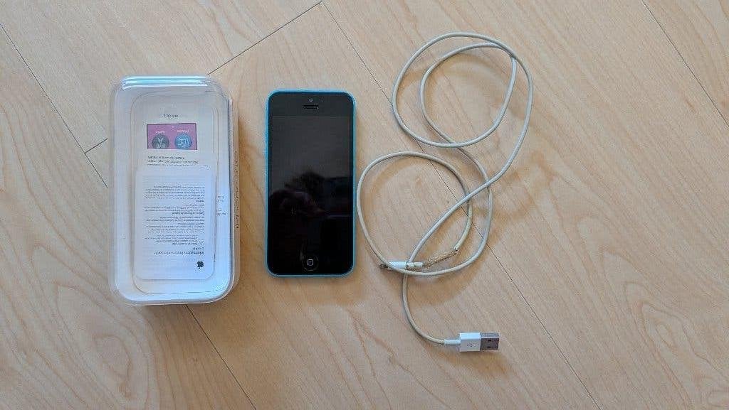 IPhone 5c - werkend, Gebruikt, 16 GB, Blauw, IPhone 5C