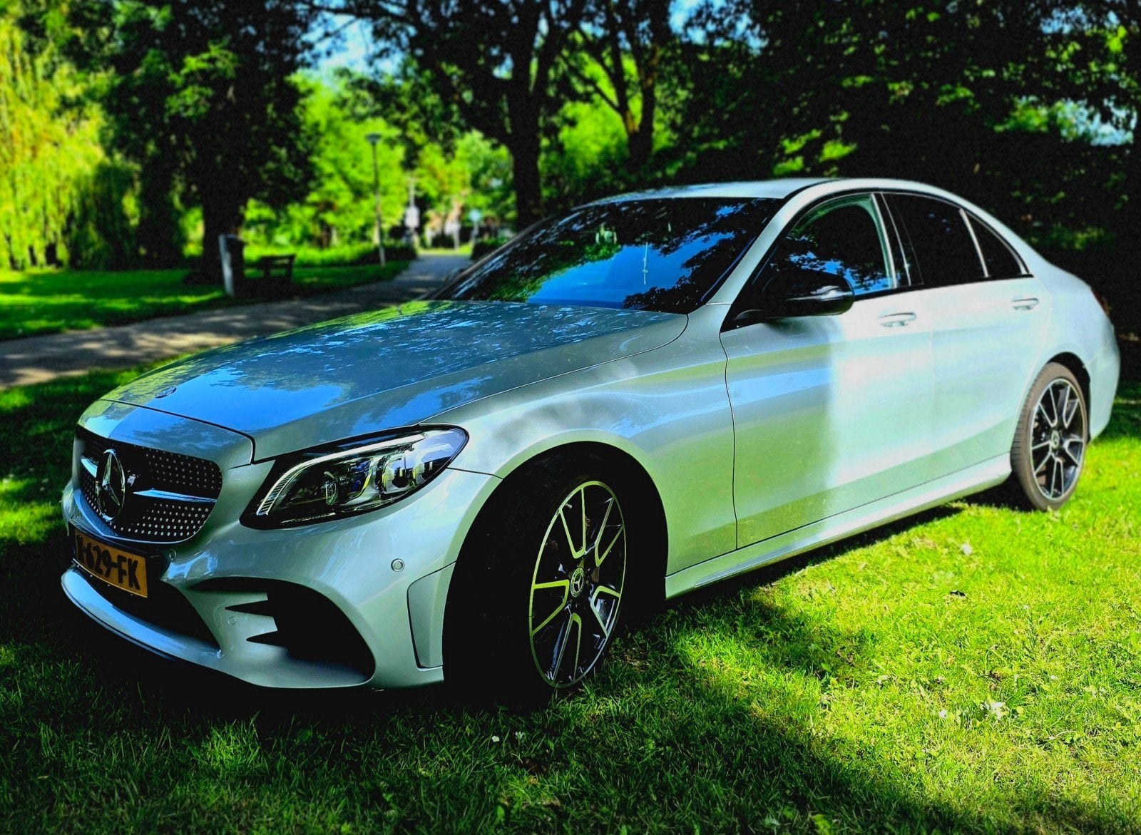 Mercedes-Benz C-Klasse 258pk 9G-TRONIC 2019 MULTIBEAM, Auto's, Achterwielaandrijving, 1800 kg, 4 cilinders, 258 pk