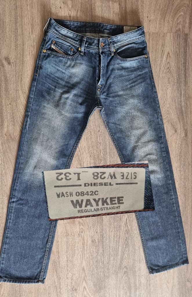Diesel WAYKEE W28 L32 | 28x32 - regular straight - #D2745, DIESEL, Diesel, Blauw, W32 (confectie 46) of kleiner